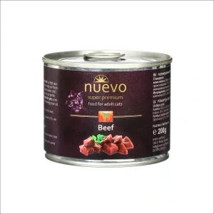 Nuevo kočka adult Hovězí konz. 200g