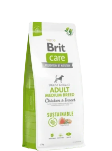 Brit Care Dog Sustainable Adult Medium Breed 12 kg