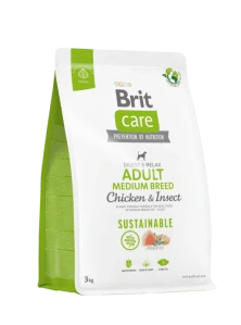 Brit Care Dog Sustainable Adult Medium Breed 3 kg