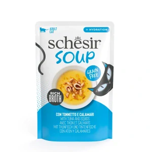 Schesir Cat kapsa Adult Soup tuňák/oliheň 40g
