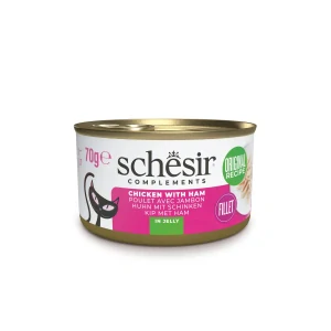 Schesir Cat konz. Adult kuře/šunka 70g
