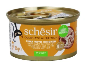Schesir Cat konz. Adult tuňák/kuře 85g