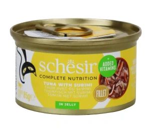 Schesir Cat konz. Adult tuňák/surimi 85g