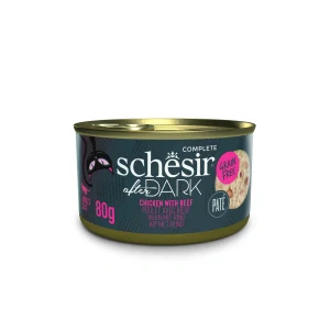 Schesir Cat konz. After Dark Paté kuře/hovězí 80g