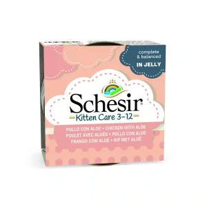 Schesir Cat konz. Kitten kuře/aloe v želé 85g