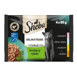 Sheba kapsa Delikatesse mix výběr 4x85g