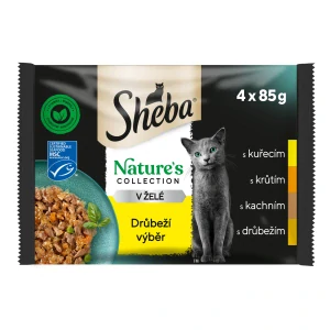 Sheba kapsa Nature's Collection drůbeží výběr 4x85g