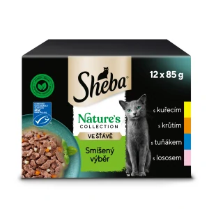 Sheba kapsa Nature's Collection mix výběr 12x85g