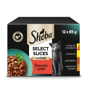 Sheba kapsa Select Slices šťavnatý výběr 12x85g