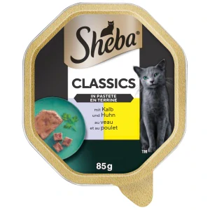 Sheba vanička Classics s telecím a kuřecím 85g