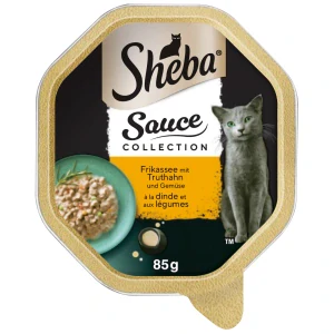 Sheba vanička Sauce Collection s krůtím a zeleninou85g