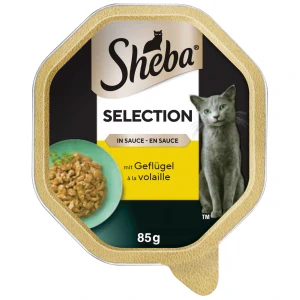 Sheba vanička Selection s drůbežím 85g