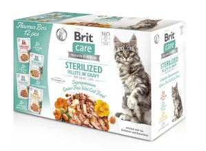 Brit Care Cat Fillets in Gravy Steril. Flav.Box 1020g