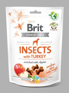 Brit Care Dog Crunchy Crack. Insec. Turkey Apples 200g