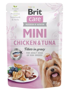 Brit Care Dog Mini Chicken&Tuna fillets in gravy 85g