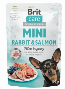 Brit Care Dog Mini Salmon&Herring steril fillets 85g