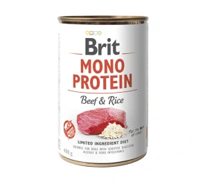 Brit Dog konz Mono Protein Beef & Brown Rice 400g
