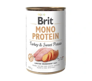 Brit Dog konz Mono Protein Turkey & Sweet Potato 400g