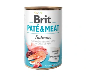 Brit Dog konz Paté & Meat Salmon 800g
