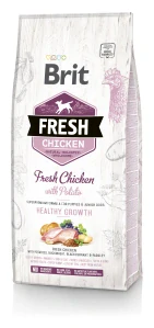 Brit Fresh Dog Chicken&Potato Puppy HealthyGrowth 12kg