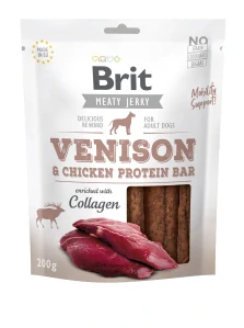 Brit Jerky Venison Protein Bar 200g