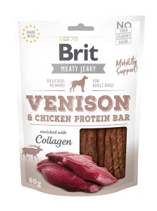 Brit Jerky Venison Protein Bar 80g