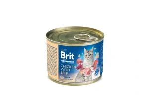 Brit Premium Cat by Nature konz Chicken&Beef 200g