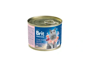 Brit Premium Cat by Nature konz Chicken&Hearts 200g