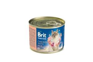 Brit Premium Cat by Nature konz Chicken&Rice 200g