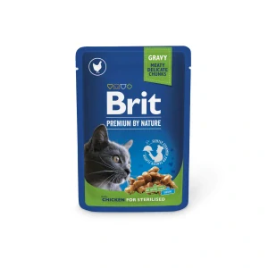 Brit Premium Cat kapsa Chicken Slices for Steril 100g