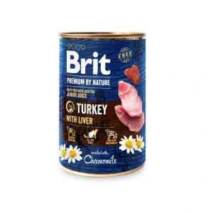 Brit Premium Dog by Nature konz Turkey&Liver 800g