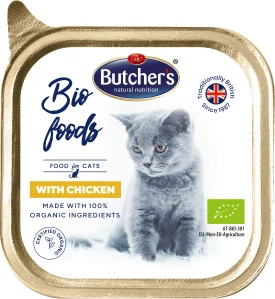 Butcher's Cat Bio Foods s kuřecím vanička 85g
