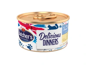 Butcher's Cat Delic.Dinners tuňák+ryby konz. 85g