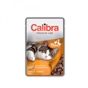 Calibra Cat  kapsa Premium Adult Duck & Chicken 100g
