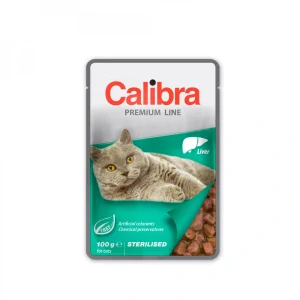 Calibra Cat  kapsa Premium Sterilised Liver 100g