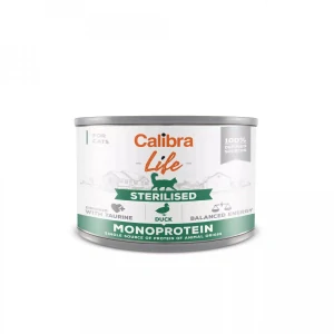 Calibra Cat Life  konz.Sterilised Duck 200g