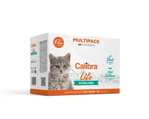 Calibra Cat Life kapsa Sterilised Multipack 12x85g