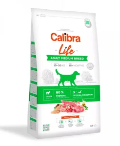 Calibra Dog Life Adult Medium Breed Lamb 12kg