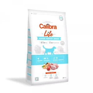Calibra Dog Life Junior Medium Breed Chicken 12kg