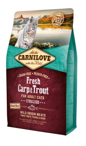 Carnilove Cat Fresh Carp & Trout Sterilised Adult 2kg