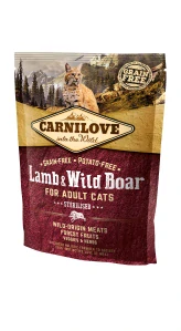 Carnilove Cat Lamb & Wild Boar Adult Sterilised 400g