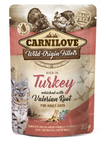 Carnilove Cat Pouch Turkey Enriched With Valerian 85g