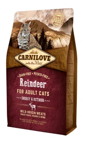 Carnilove Cat Reindeer for Adult Energy & Outdoor 2kg