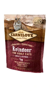 Carnilove Cat Reindeer for Adult Energy & Outdoor 400g