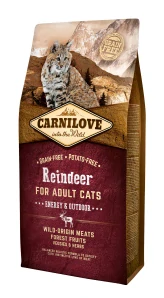 Carnilove Cat Reindeer for Adult Energy & Outdoor 6kg
