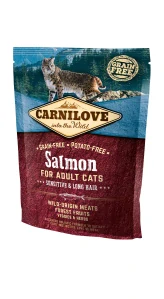 Carnilove Cat Salmon for Adult Sensitiv & LH  400g