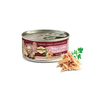 Carnilove White konz Mus Meat Turkey&Salmon Kitten100g