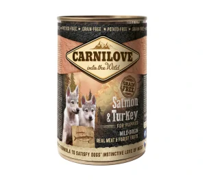 Carnilove Wild konz Meat Salmon & Turkey Puppies 400g