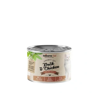 Chicopee Cat konz. Gourmet Pot Duck&Chicken 195g